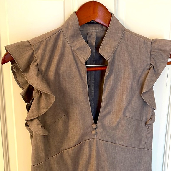 Forever 21 | Taupe Dress | size Medium - Picture 2 of 5